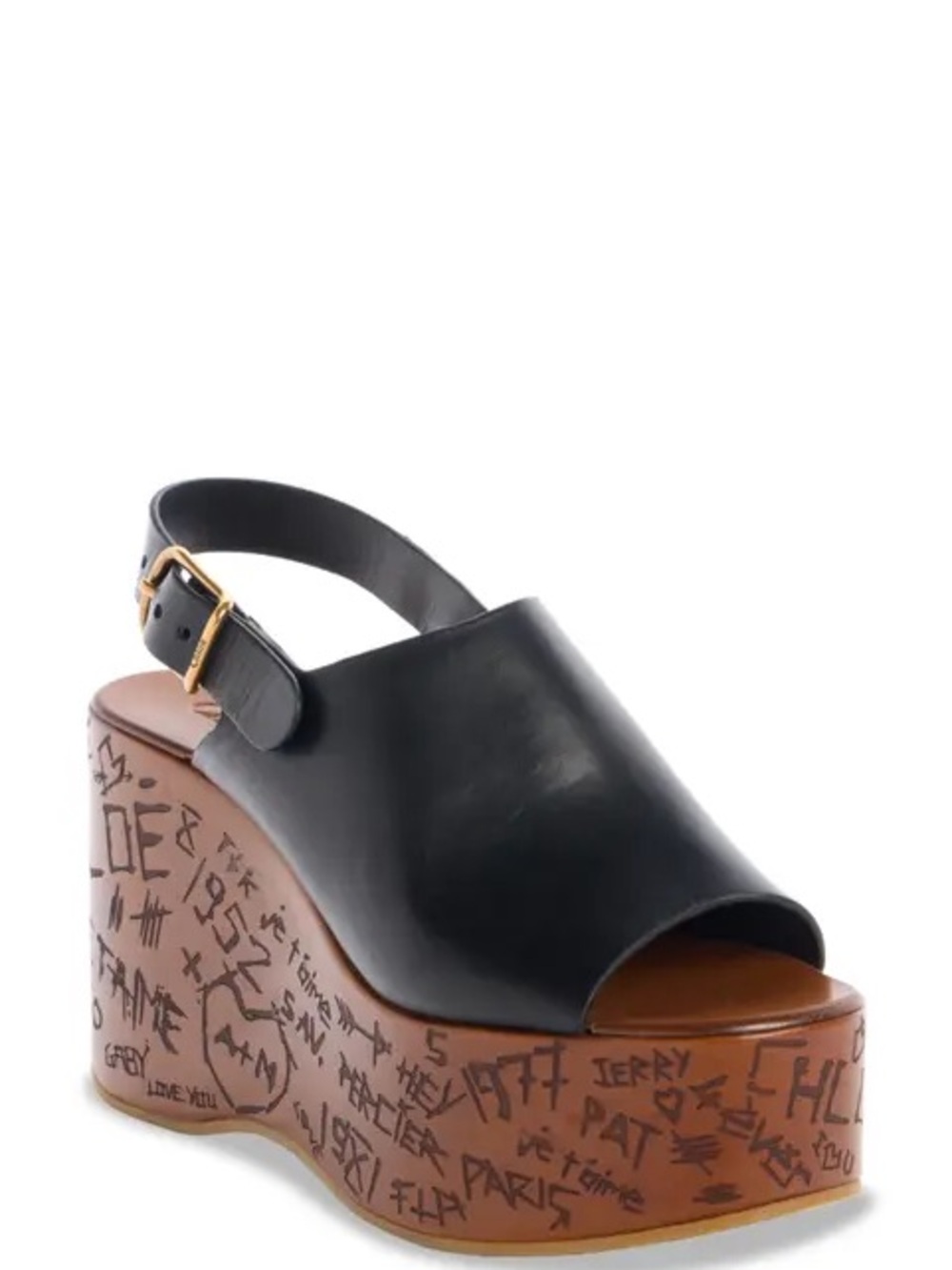 NWT CHLOE Maxime Platform Slingback Sandal Size 10